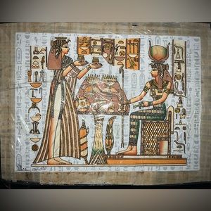 Authentic Papyrus Egyptian Handmade Painting